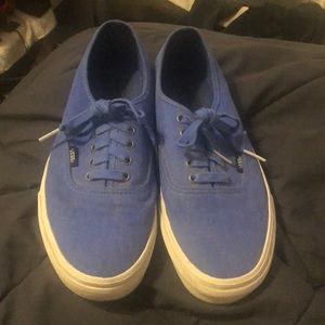 Blue authentic vans